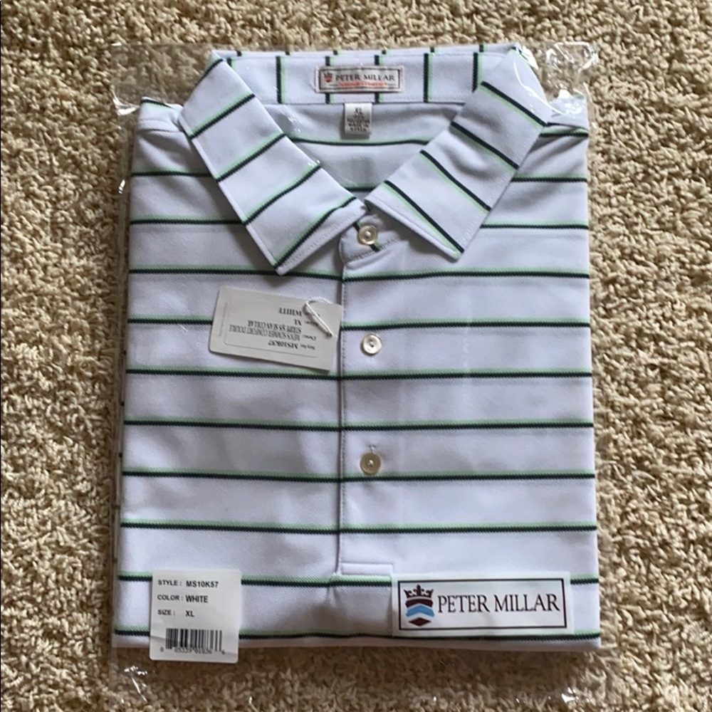 NWT peter millar golf shirt